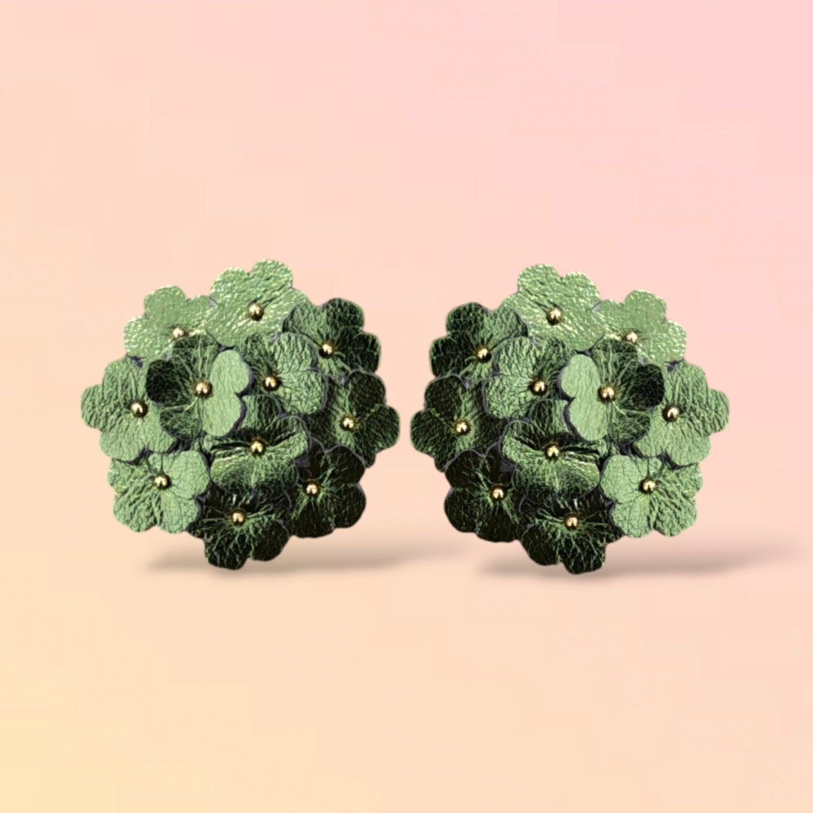 Boucles d'oreilles en cuir Fin Avril