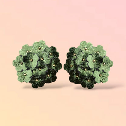 Boucles d'oreilles en cuir Fin Avril