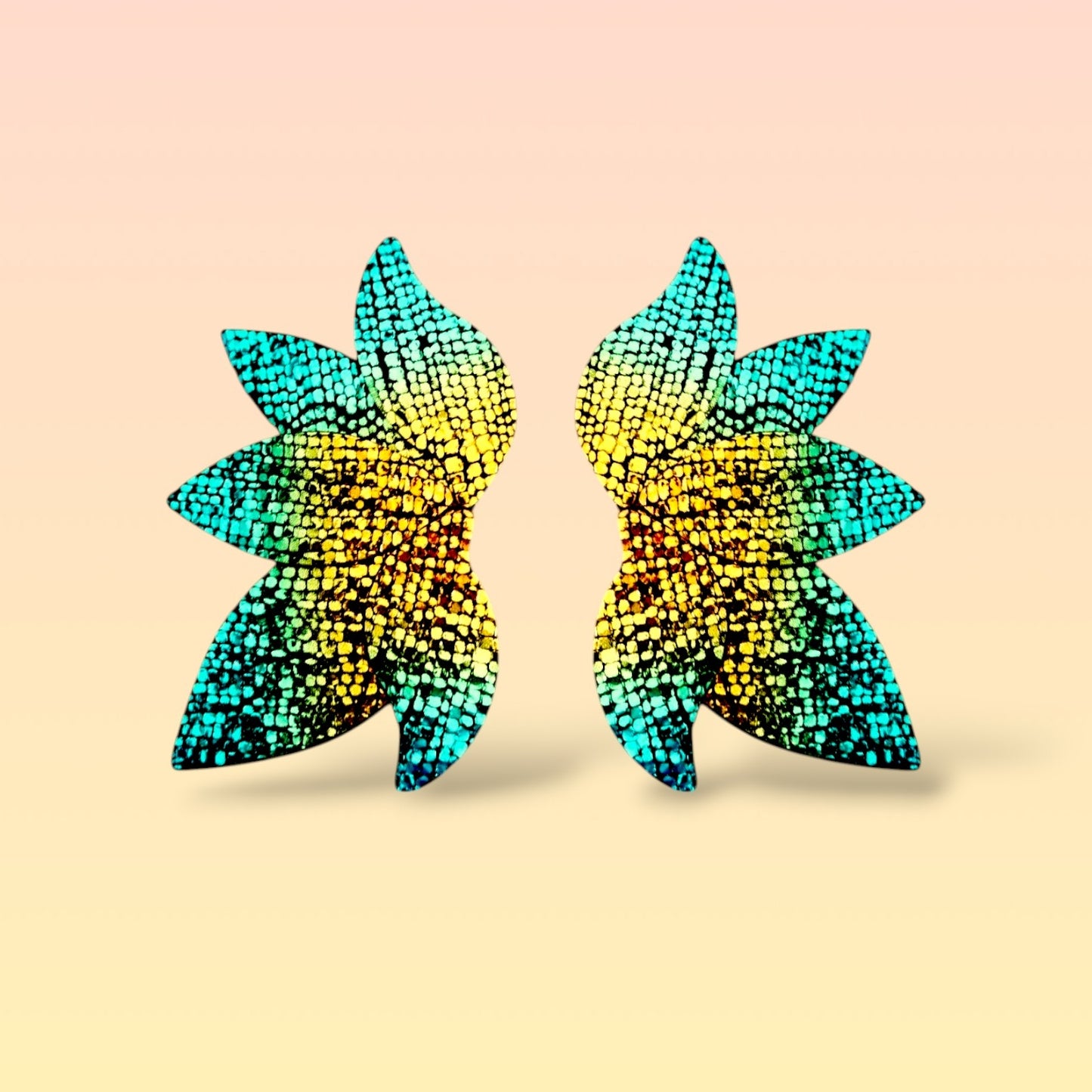 Boucles d'oreilles en cuir Florine