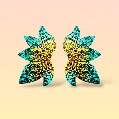 Boucles d'oreilles en cuir Florine