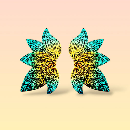 Boucles d'oreilles en cuir Florine