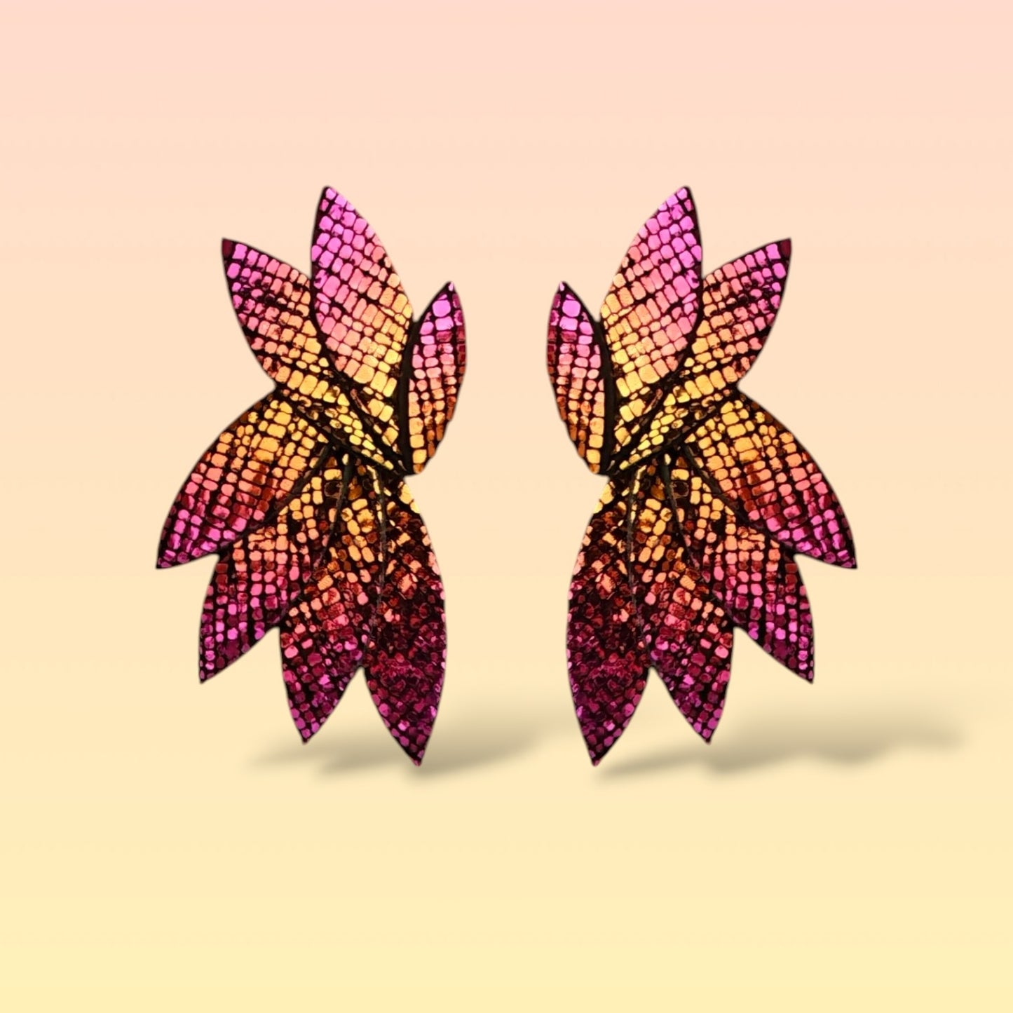 Boucles d'oreilles en cuir Palomée