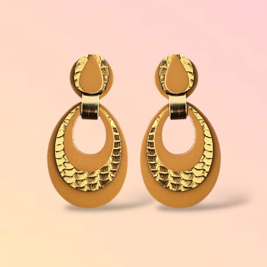 Boucles d'oreilles en cuir Mona