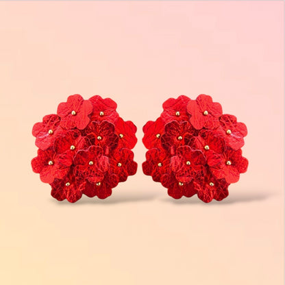 Boucles d'oreilles en cuir Fin Avril