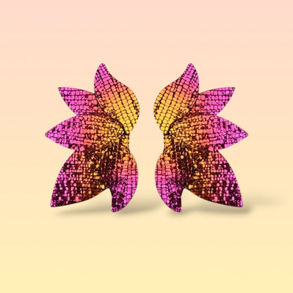 Boucles d'oreilles en cuir Florine