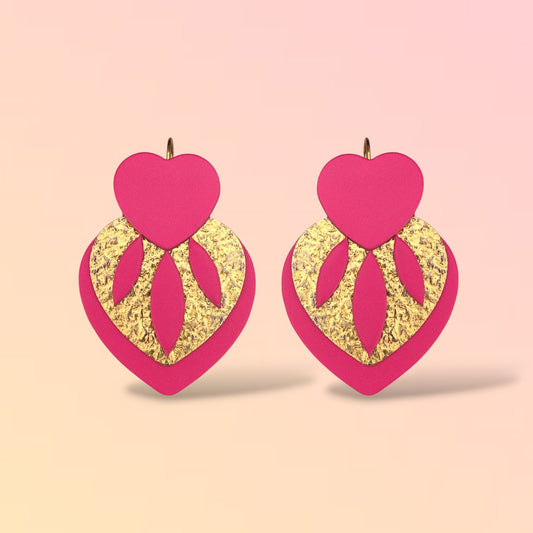 Boucles d'oreilles en cuir Valentina