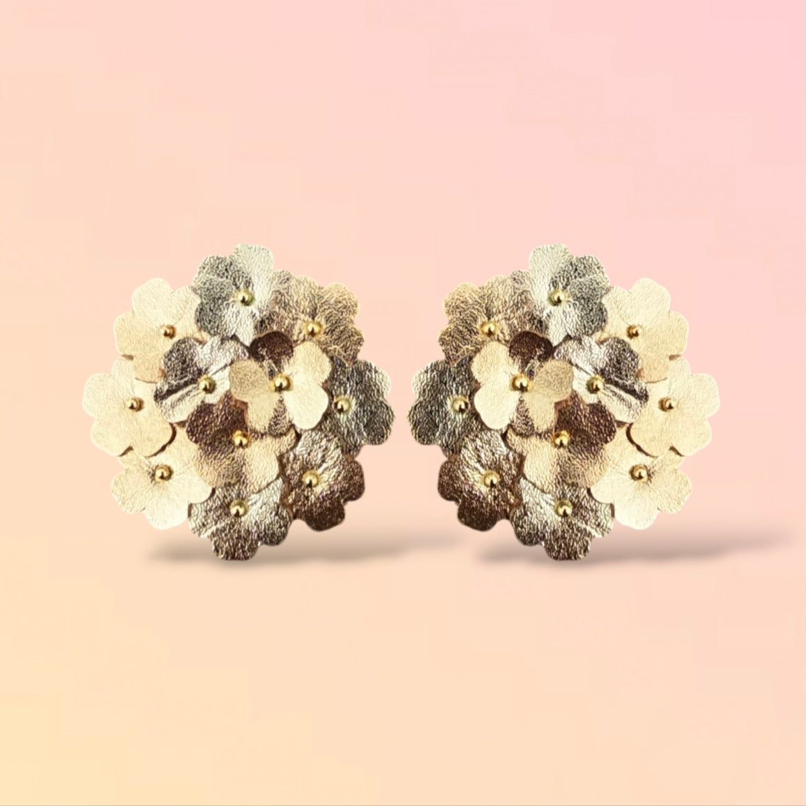 Boucles d'oreilles en cuir Fin Avril