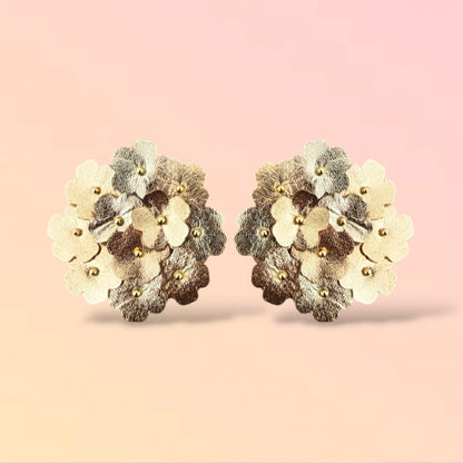 Boucles d'oreilles en cuir Fin Avril