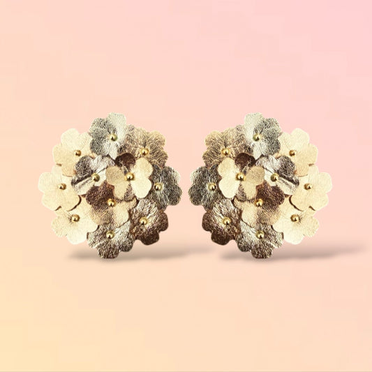 Boucles d'oreilles en cuir Fin Avril