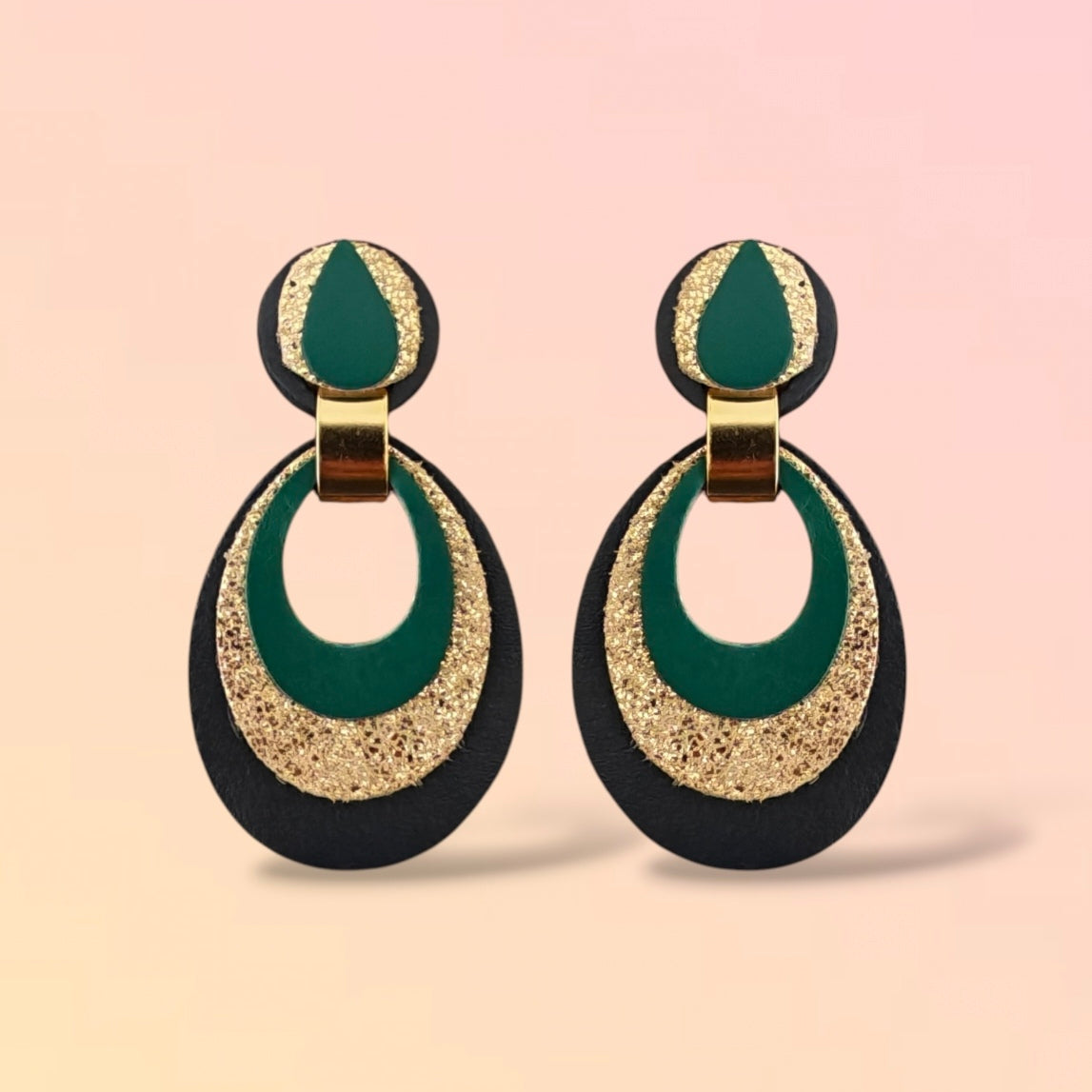 Boucles d'oreilles en cuir Mona