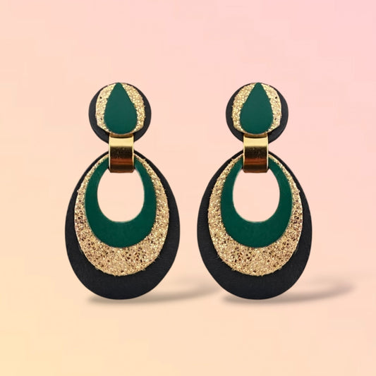 Boucles d'oreilles en cuir Mona