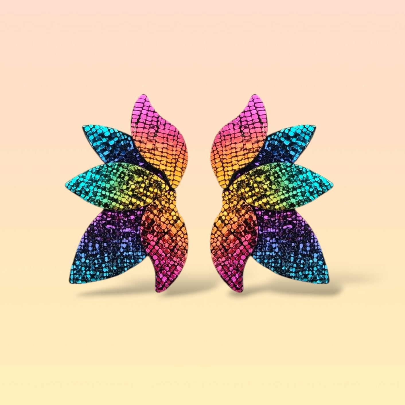 Boucles d'oreilles en cuir Florine