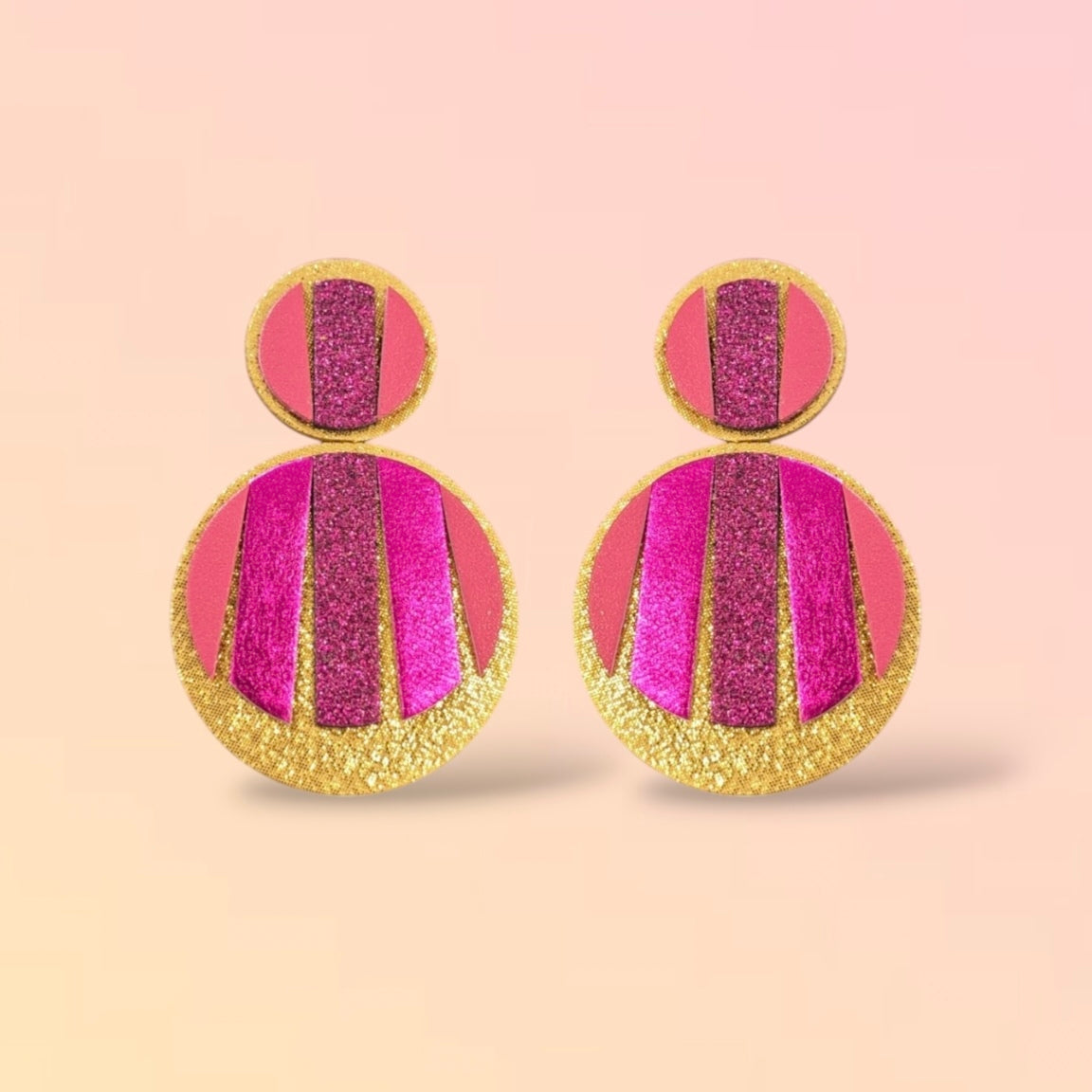 Boucles d'oreilles en cuir Mattis