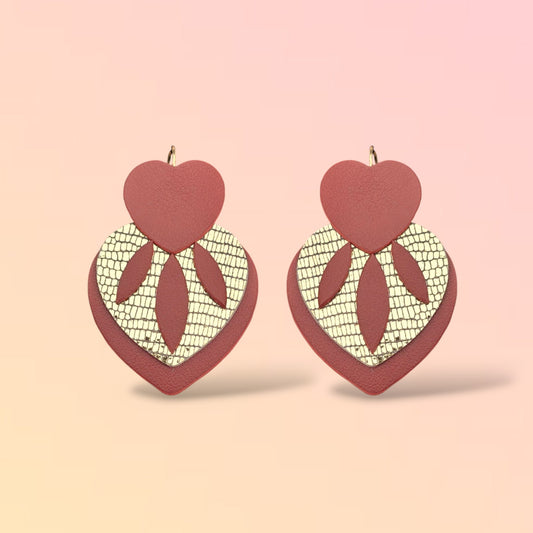 Boucles d'oreilles en cuir Valentina
