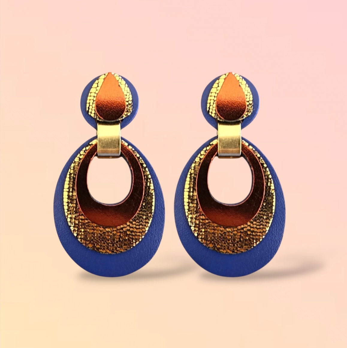 Boucles d'oreilles en cuir Mona