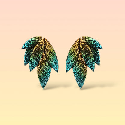 Boucles d'oreilles en cuir Rio