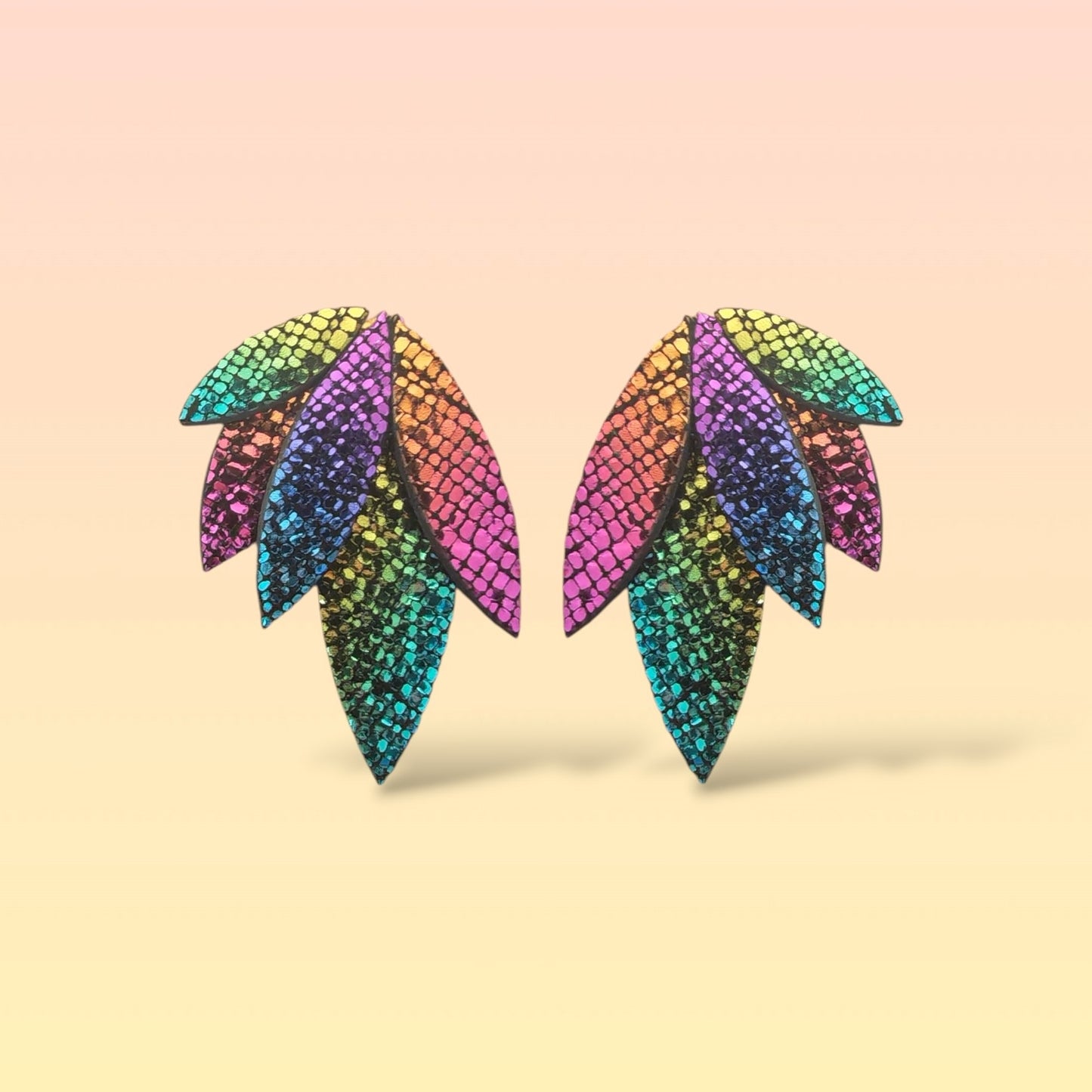 Boucles d'oreilles en cuir Rio