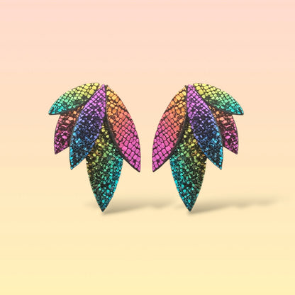 Boucles d'oreilles en cuir Rio
