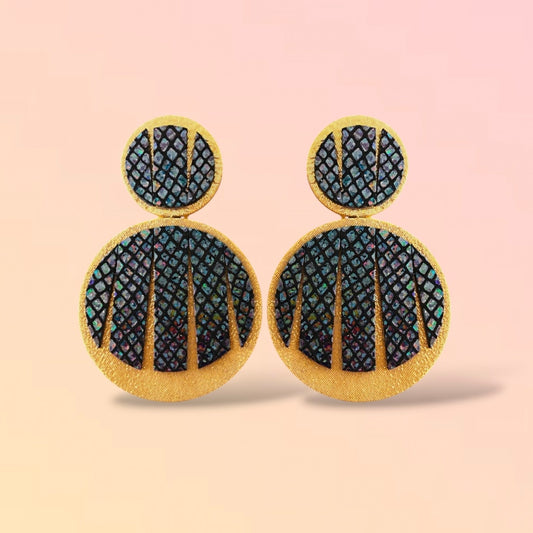 Boucles d'oreilles en cuir Mattis