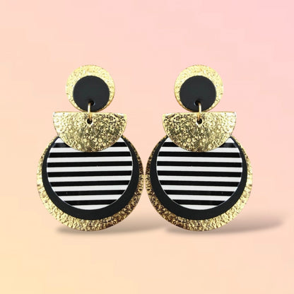 Boucles d'oreilles en cuir Nomade