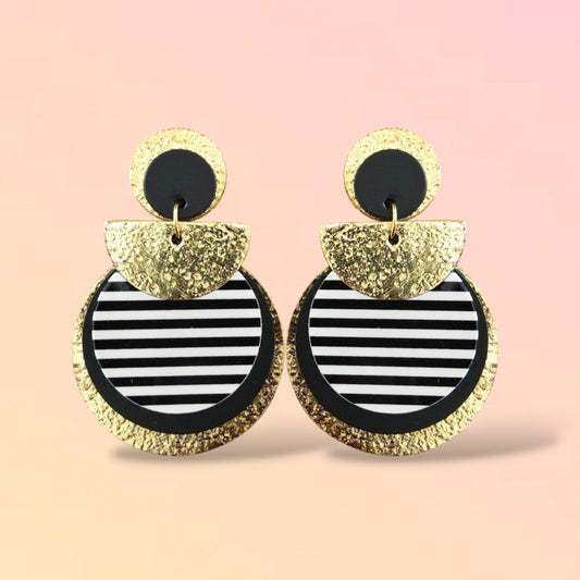 Boucles d'oreilles en cuir Nomade