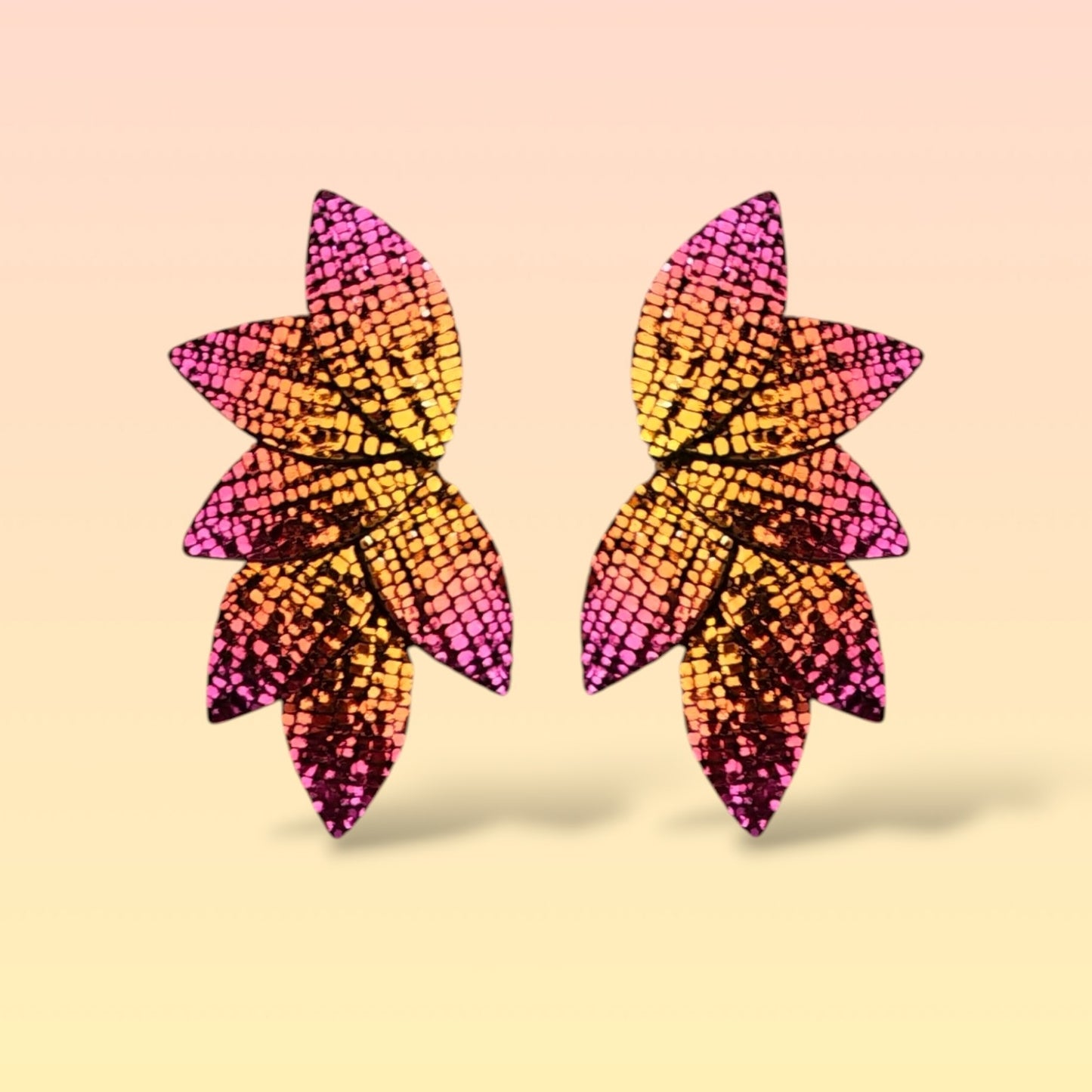 Boucles d'oreilles en cuir Dahlia XL