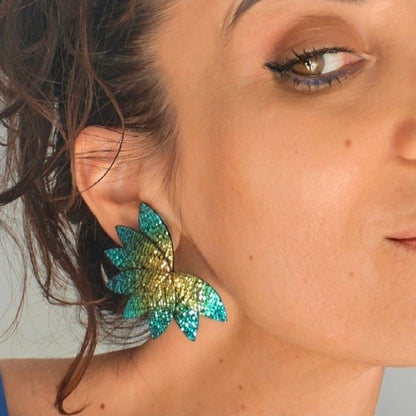 Boucles d'oreilles en cuir Margarita