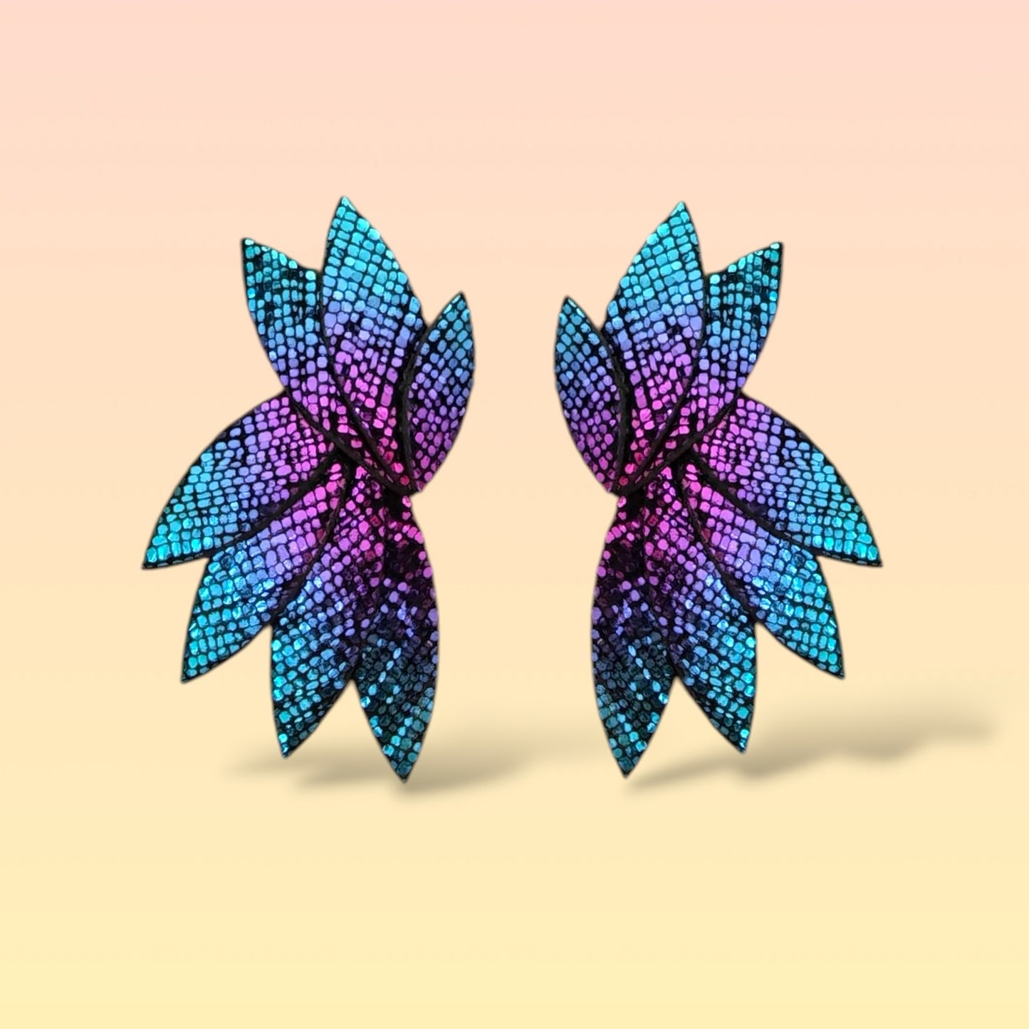 Boucles d'oreilles en cuir Palomée