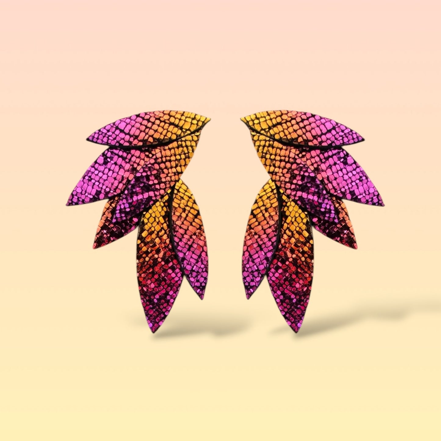 Boucles d'oreilles en cuir Fidji