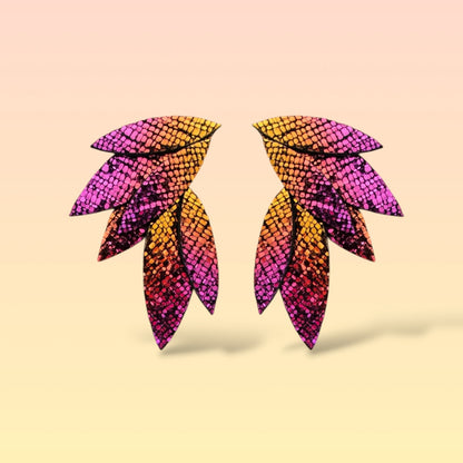 Boucles d'oreilles en cuir Fidji