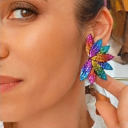 Boucles d'oreilles en cuir Margarita