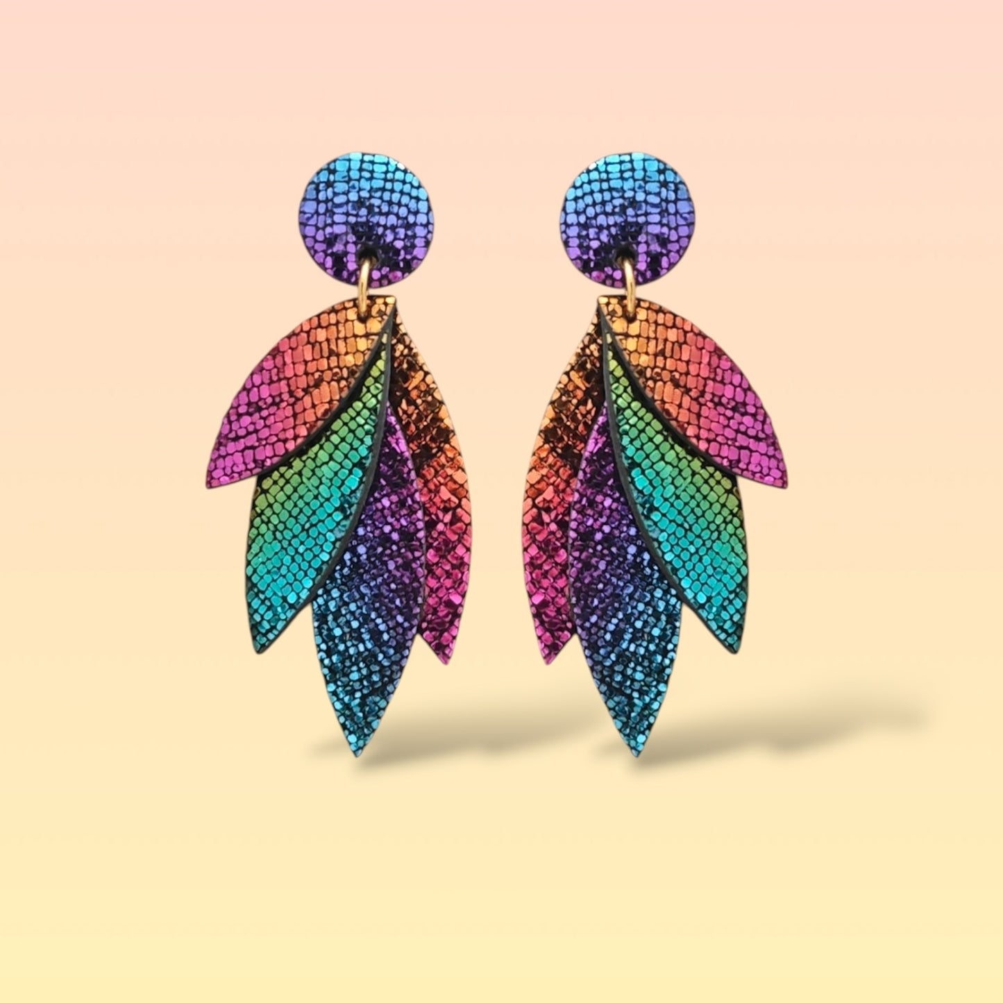 Boucles d'oreilles en cuir Pampa