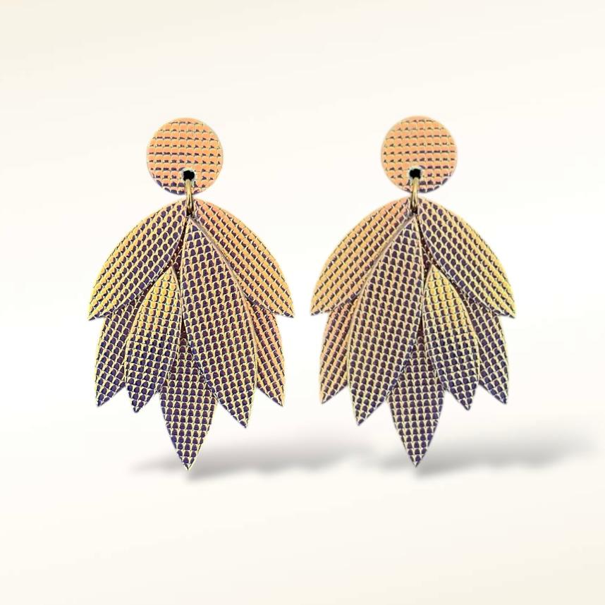 Boucles d'oreilles en cuir Janeiro