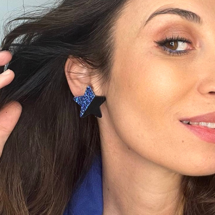 Boucles d’oreilles en cuir Wild Star