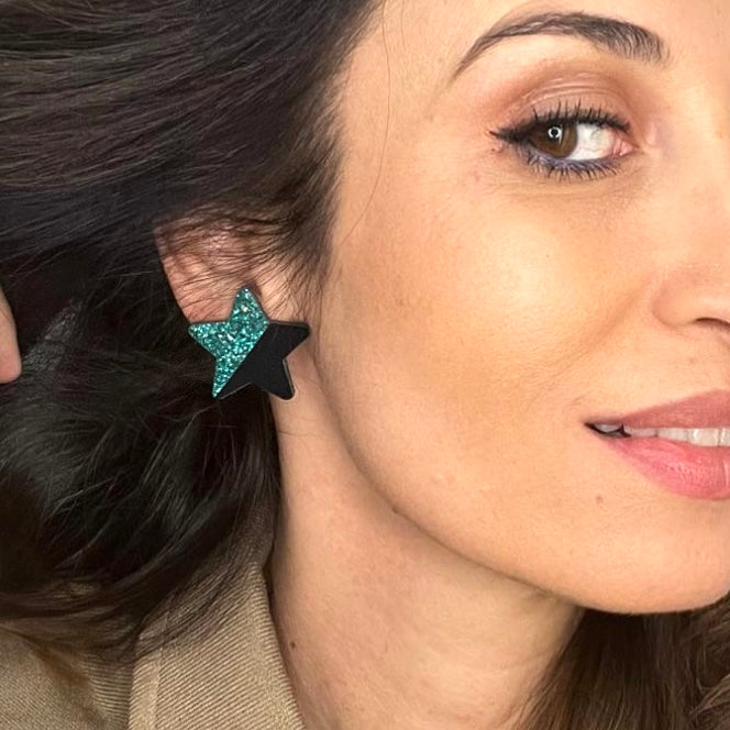 Boucles d’oreilles en cuir Wild Star