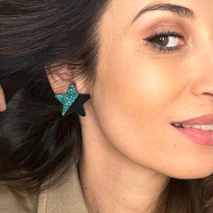 Boucles d’oreilles en cuir Wild Star